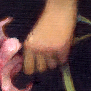 Woman with a lily